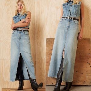 Levi’s Premium Ankle Column Skirt